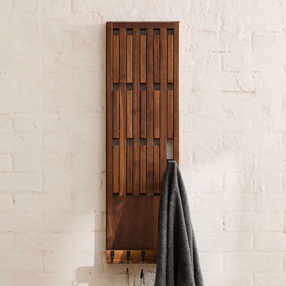 Magnetic Hook Coat w/Key Holders | Functional Entryway Organizer