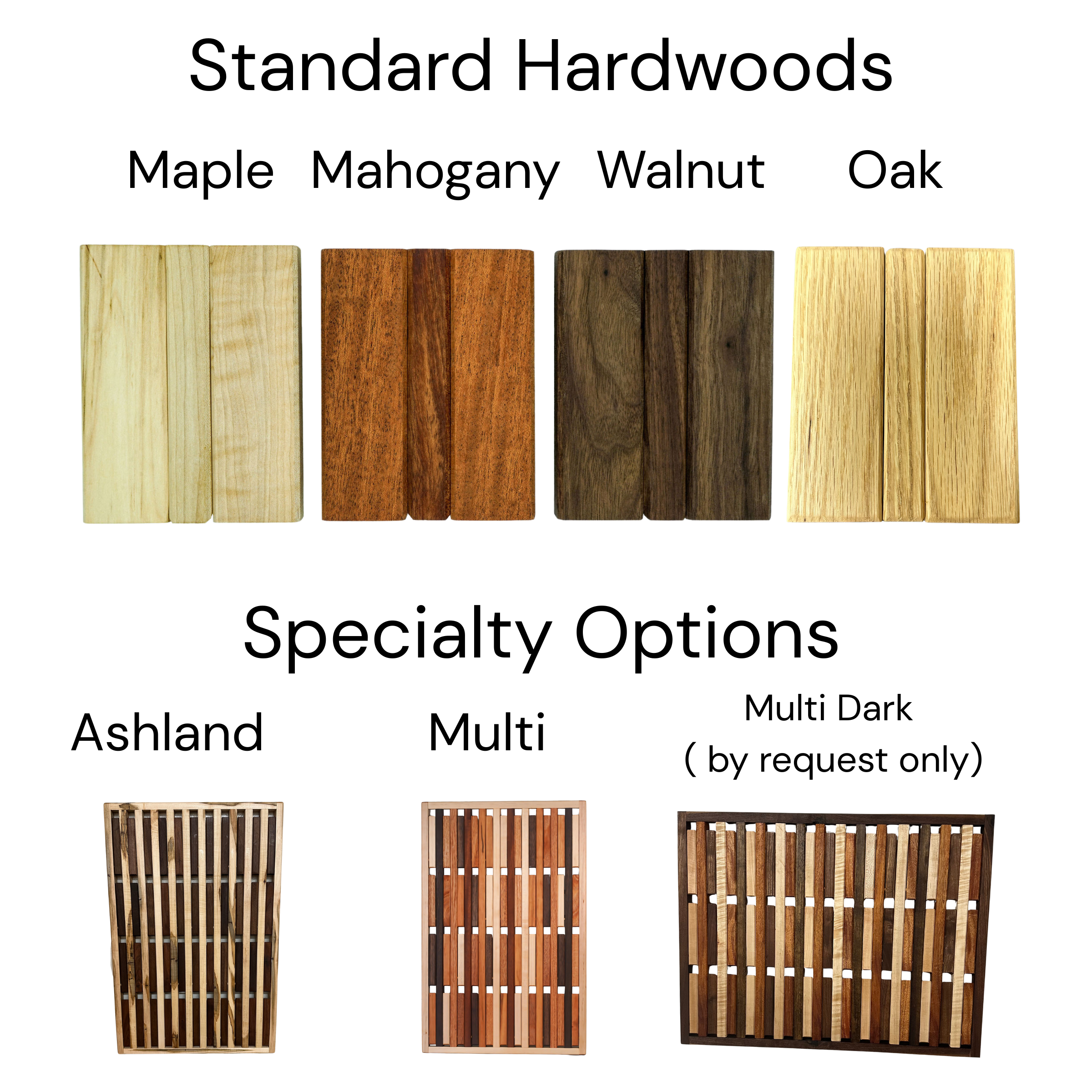 Hardwood Samples & Premium Wood Specimens – StoneWon Designs