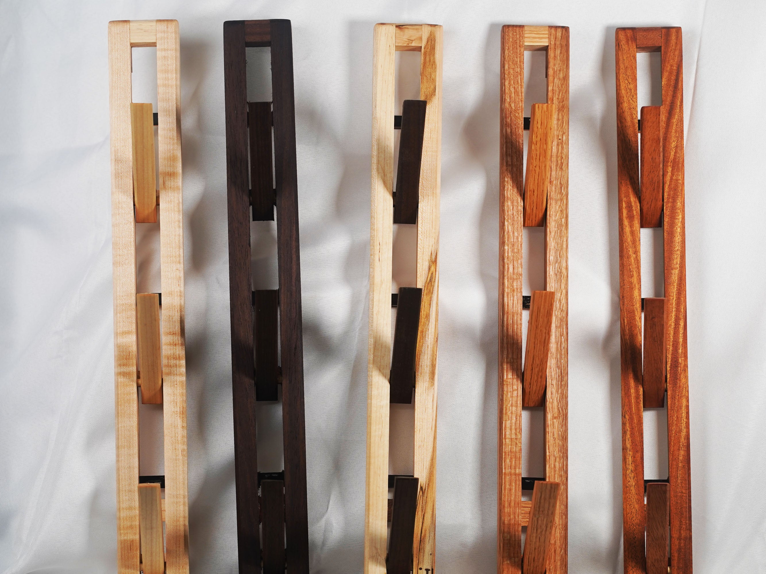 Hardwood Magnetic Hook Rack For Space Saving Storage – StoneWon Designs