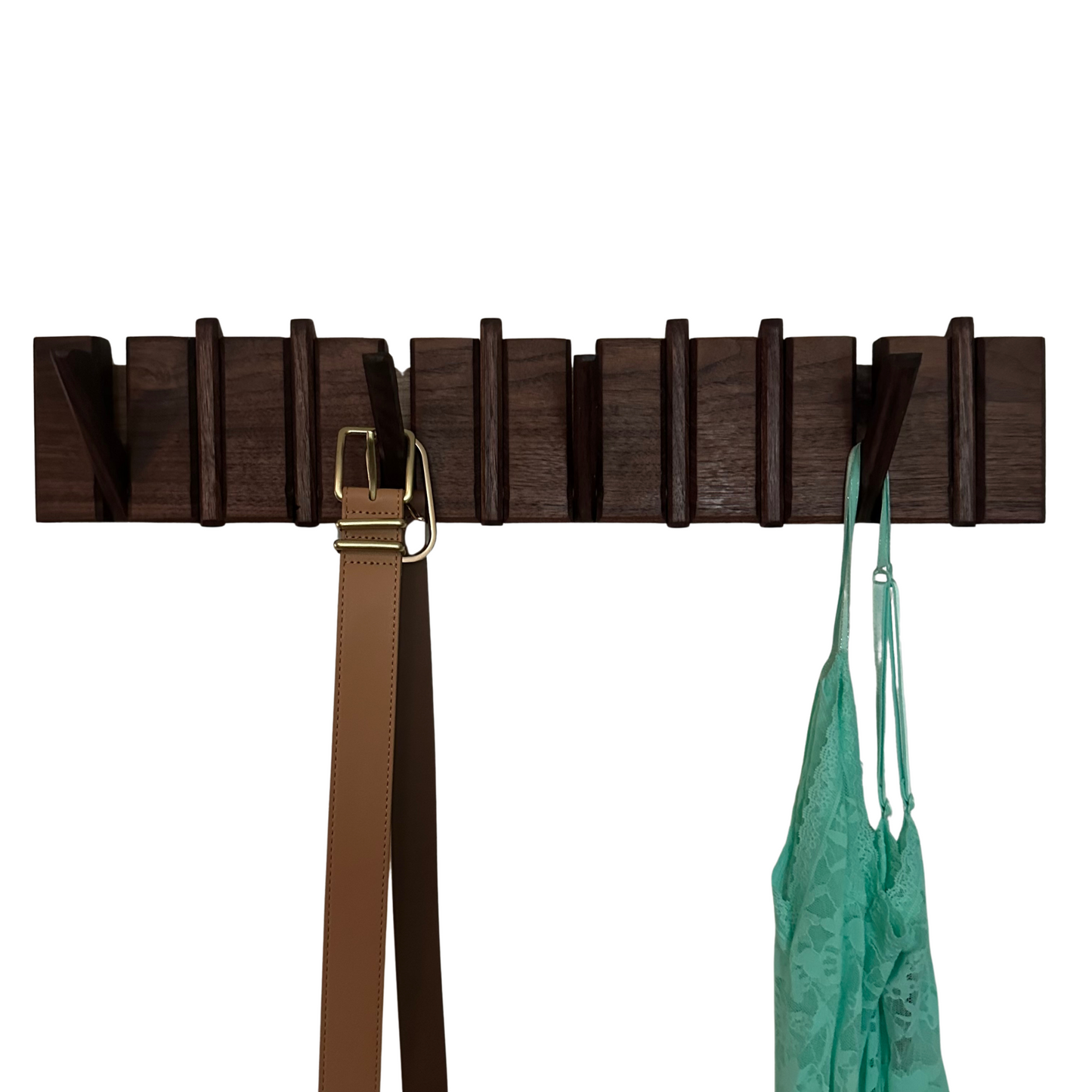 Mini Folding Hook Rack | Closet Organizer for Bras, Belts & Lingerie
