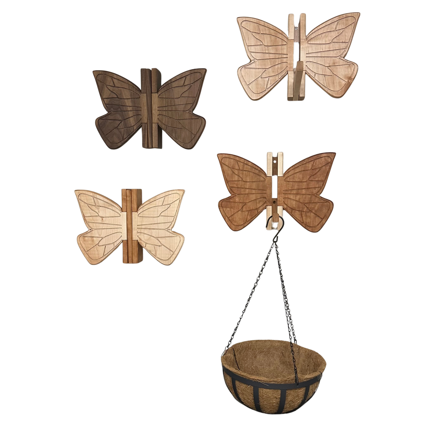 Butterfly Wall Hook  | Handmade Functional Utility Hook | Plant Hanger