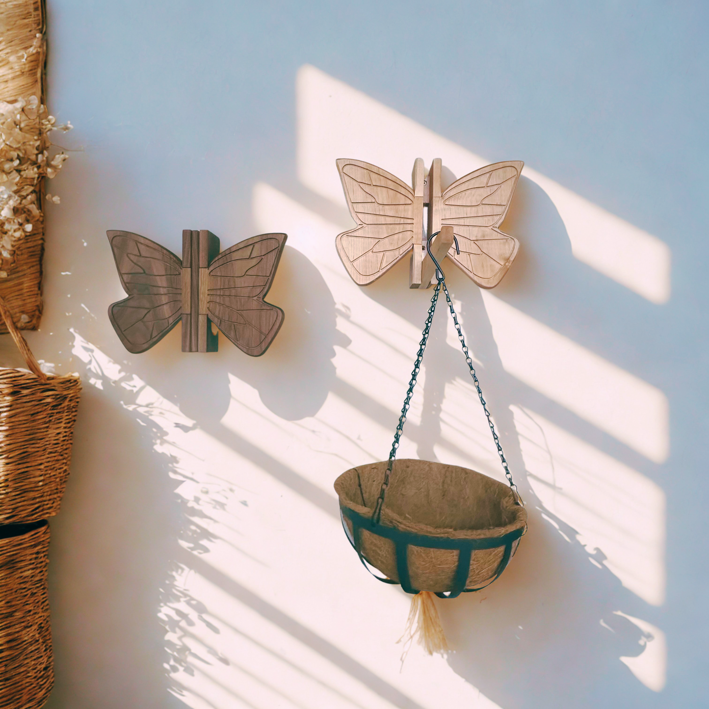 Butterfly Wall Hook  | Handmade Functional Utility Hook | Plant Hanger