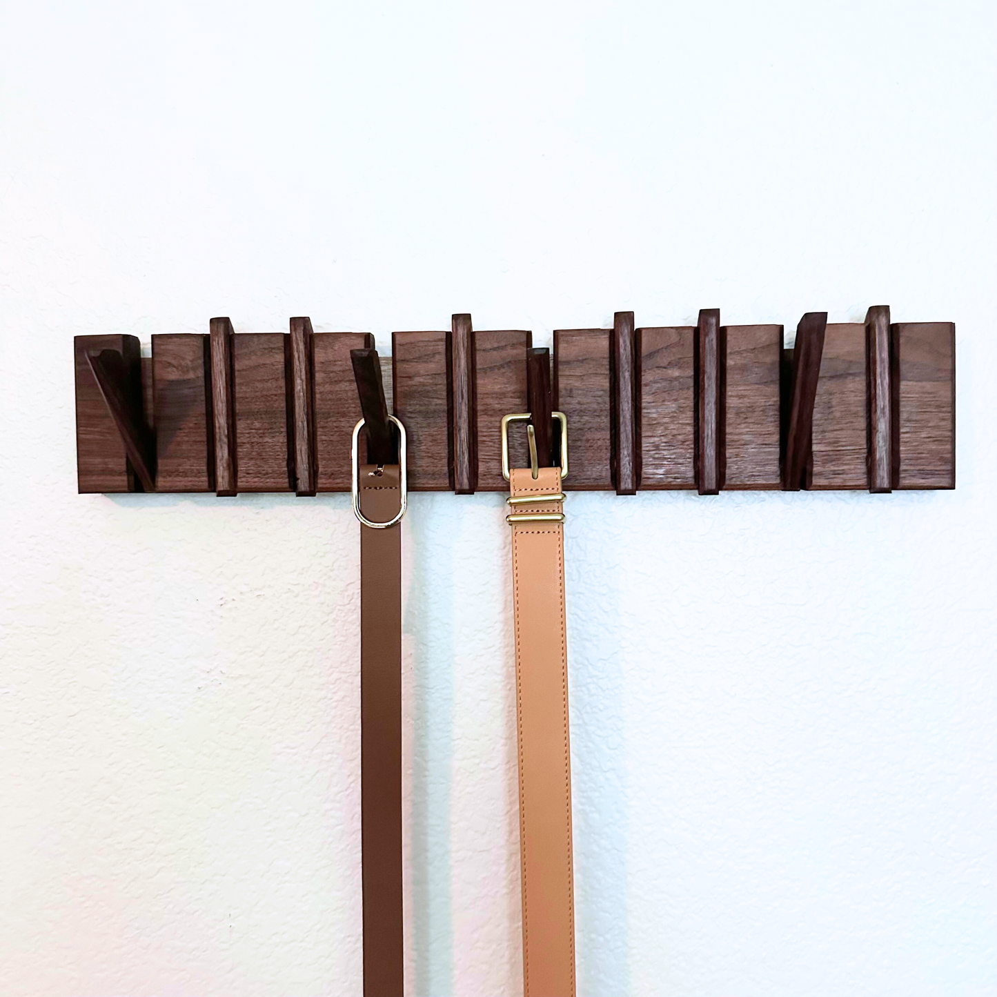 Mini Folding Hook Rack | Closet Organizer for Bras, Belts & Lingerie