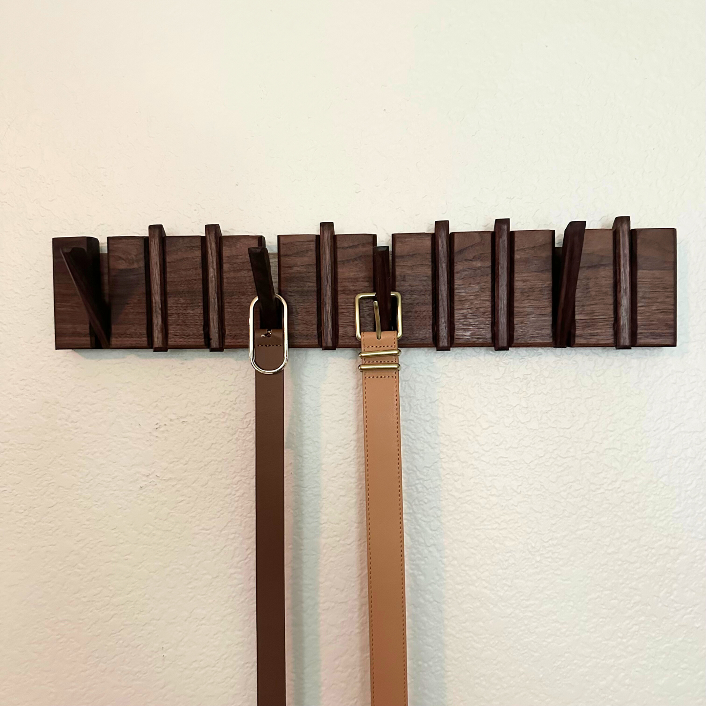 Mini Folding Hook Rack | Closet Organizer for Bras, Belts & Lingerie