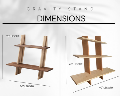Gravity Ladder Shelf Plant Stand | Multiuse Display Shelf | Indoor Plant Stand