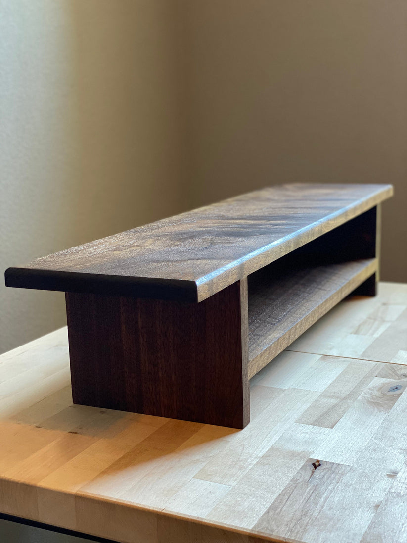 Black Walnut Monitor Stand & Ergonomic Desk Riser – StoneWon Designs