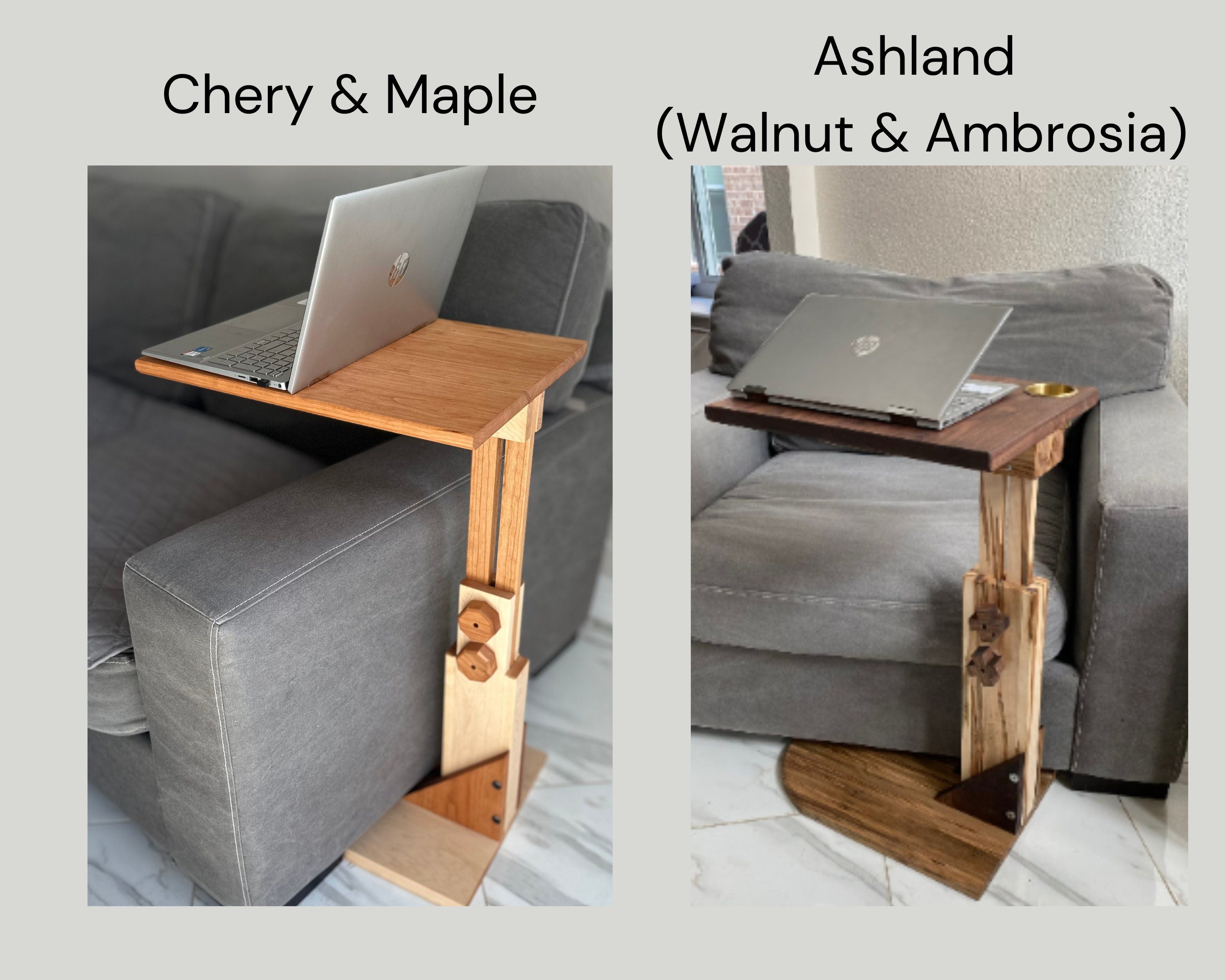 Adjustable tray deals table for couch