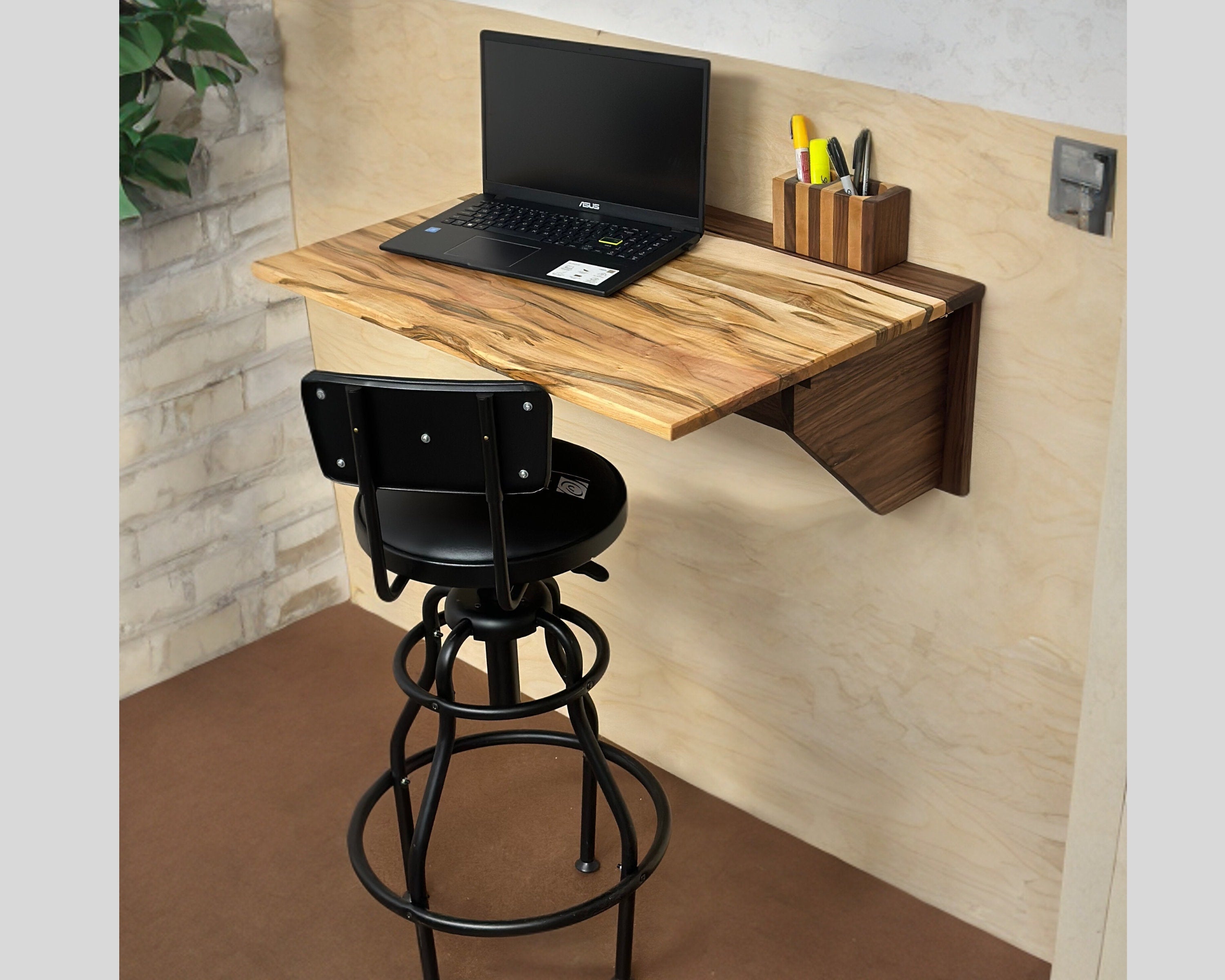 Wall mounted folding 2024 table and chairs