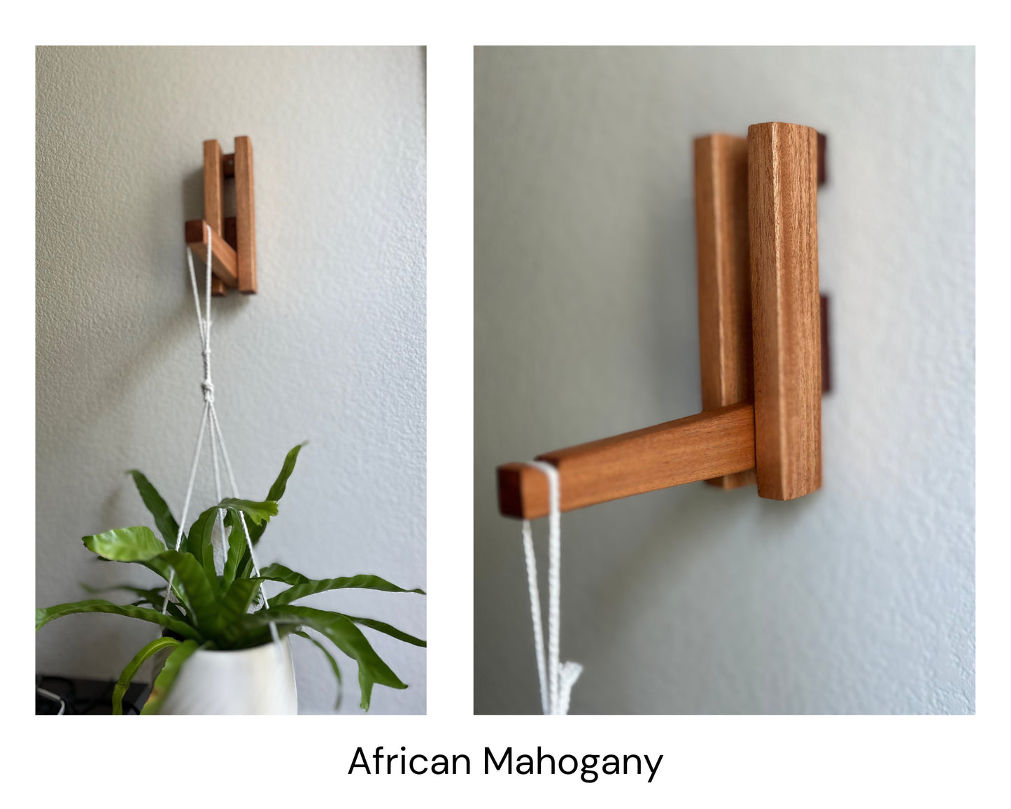 plant hanger wall hook Folding Macrame Wall Hook – StoneWon Designs