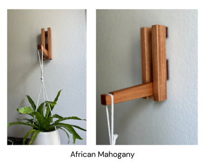 wall plant hanger ideas Folding Macrame Wall Hook – StoneWon Designs